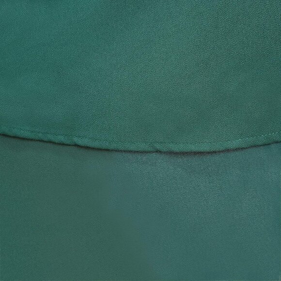 🆕Girls Green Rhinestone Chiffon Bridesmaid Dance Ball Maxi Gown Dress - Picture 5 of 6